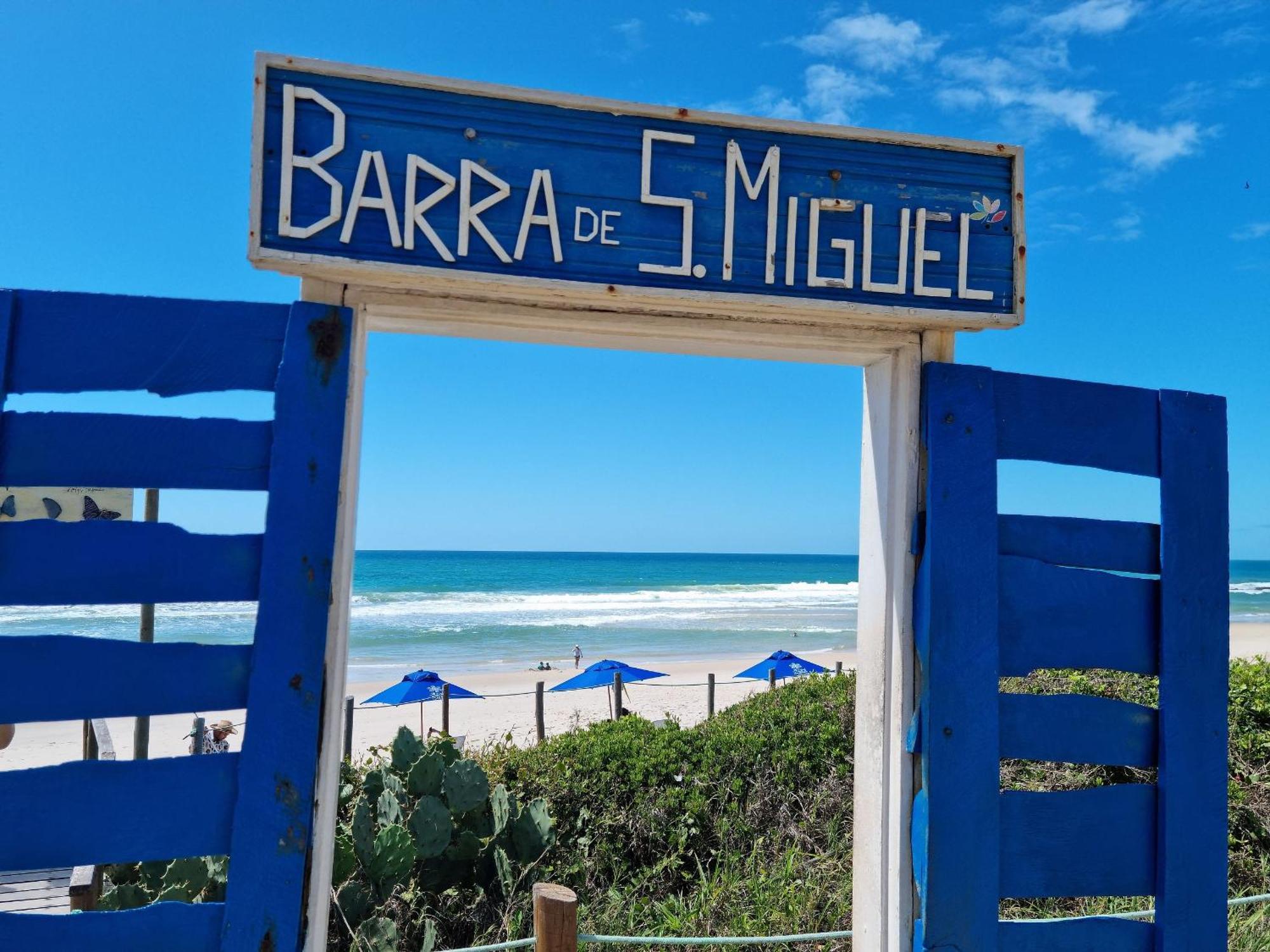 Apartamento Família à Beira Mar Barra de São Miguel Exterior foto